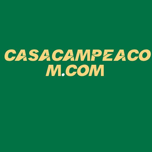 Logo da CASACAMPEACOM